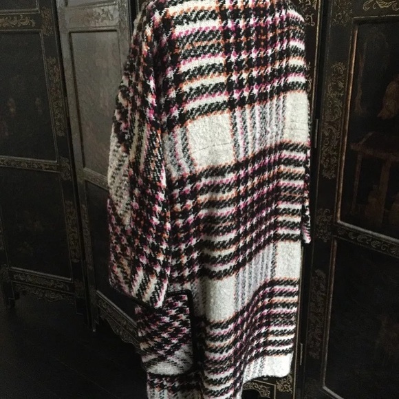 New Coach plaid Cashin archive coat medium boucle - Picture 5 of 8